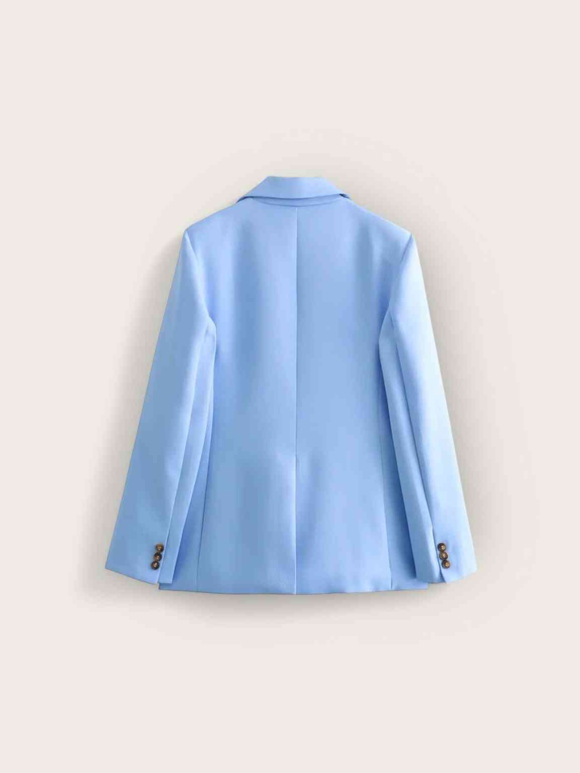 2024ZAR * Spring New Product Women's Casual Single Button Suit Coat Straight Leg Pants Suit Set