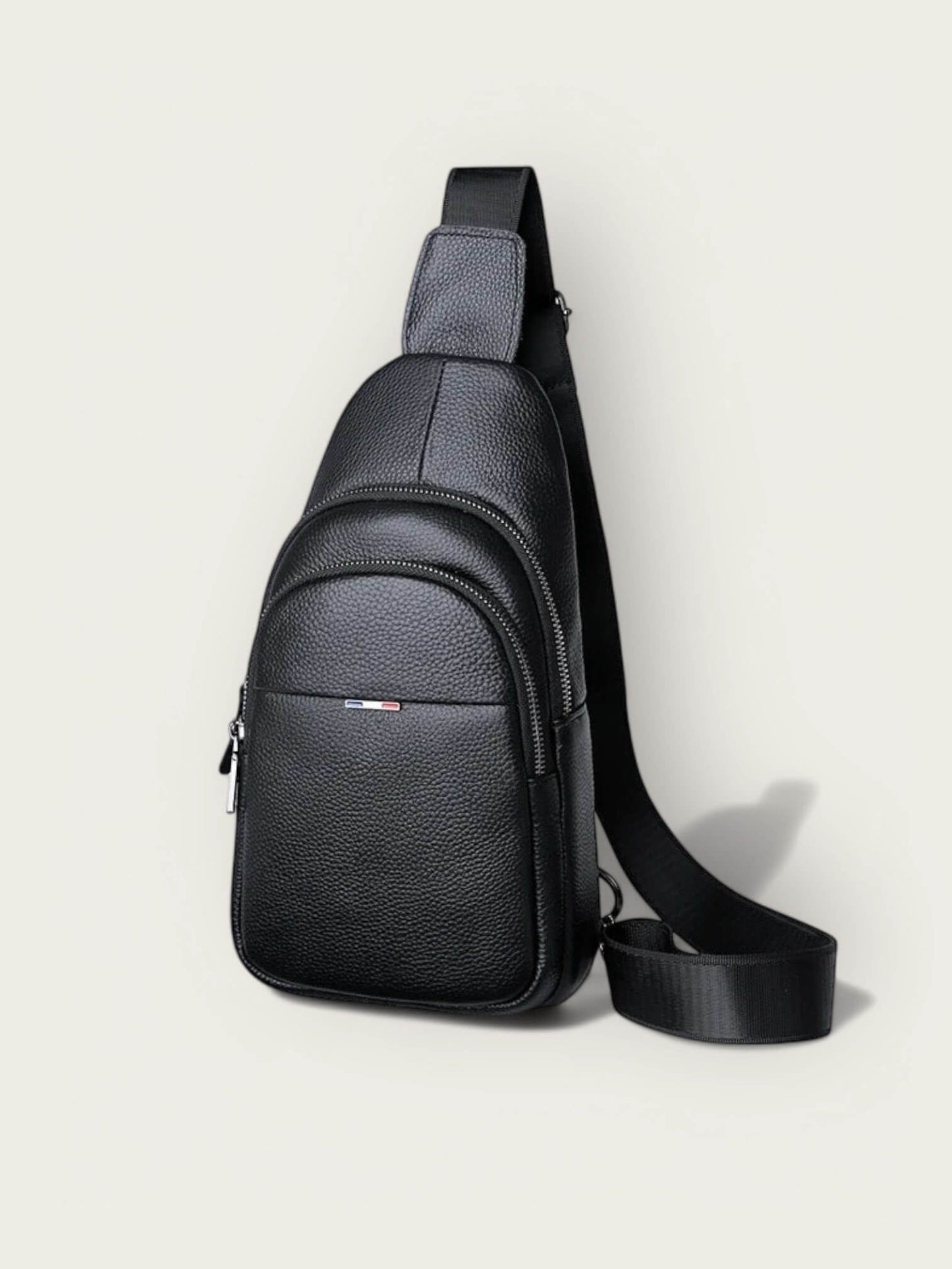 100% Genuine Leather Men Chest Bag Male Shoulder Bag Messenger Bag Casual Crossbody Bag Fashion Men's Purity Handbag