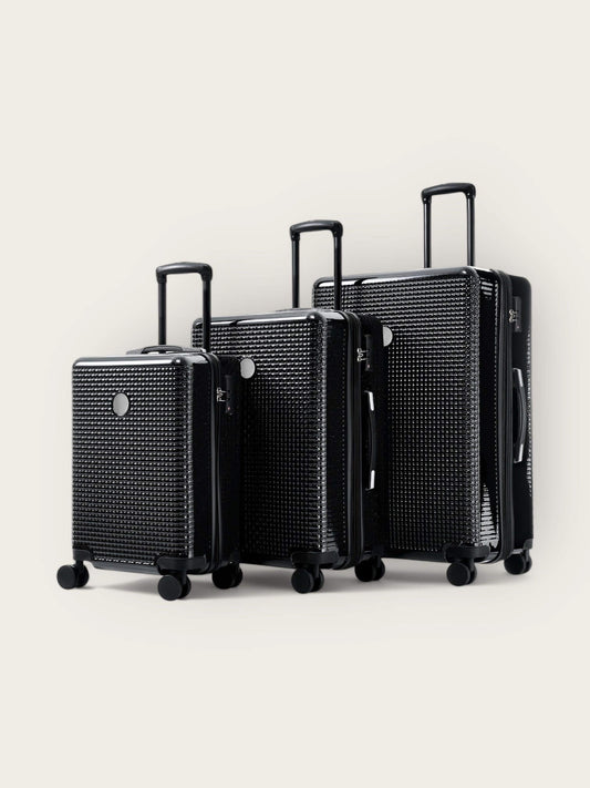 3 Piece Set Of Hard Shell Suitcases With Wheels, Light Expandable Travel Suitcase With TSA Lock, Carry-On, Checked Luggage,20 Inches, 24 Inches, 28 Inches